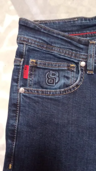 Pantalones cortos vaqueros hombre