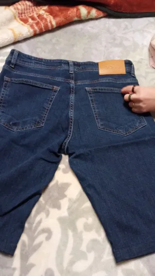 Pantalones cortos vaqueros hombre