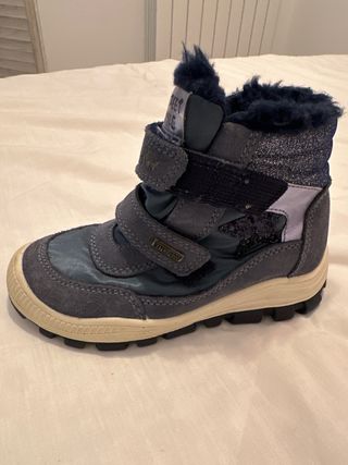 Botas Invierno Niña Azul/Gris número 28