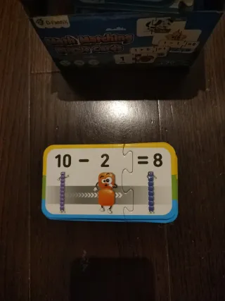 Tarjetas de puzzles de sumas y restas D-FantiX