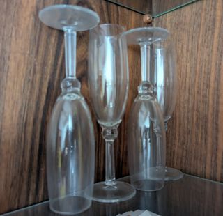 Set de vasos de tubo y copas