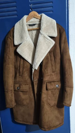 Chaqueta Zara Marrón Forrada talla XL
