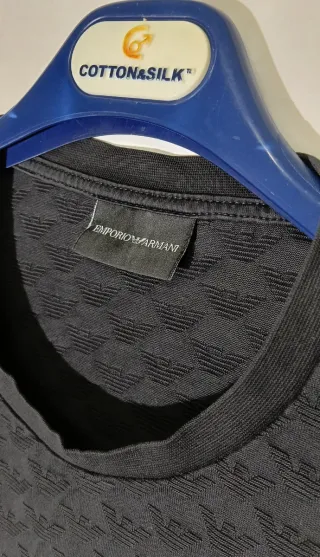 T-shirt Emporio Armani nera