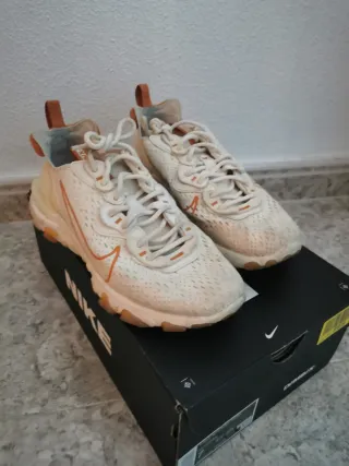 Zapatillas Nike React Vision Naranja Blanco