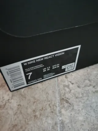 Zapatillas Nike React Vision Naranja Blanco