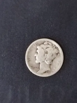 2 Vecchie Monete d'Argento USA