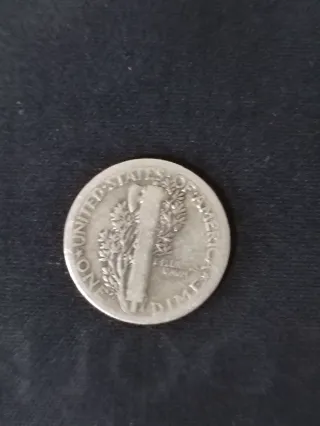 2 Vecchie Monete d'Argento USA