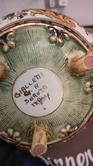 Centro tavola Deruta Gialetti Ceramica