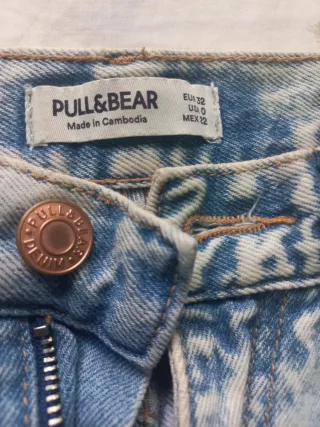 Pantalones vaqueros desgastados azules