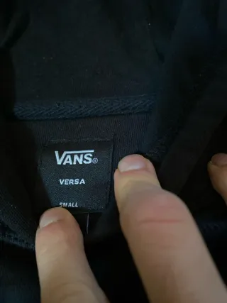 Sudadera Vans Negra Blanca Y2K