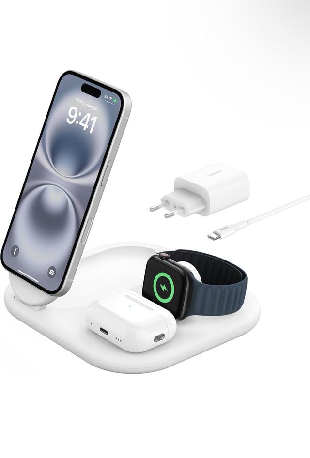 Caricatore magnetico Belkin 3 in 1