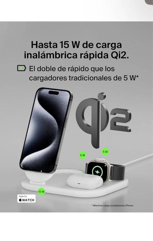 Caricatore magnetico Belkin 3 in 1