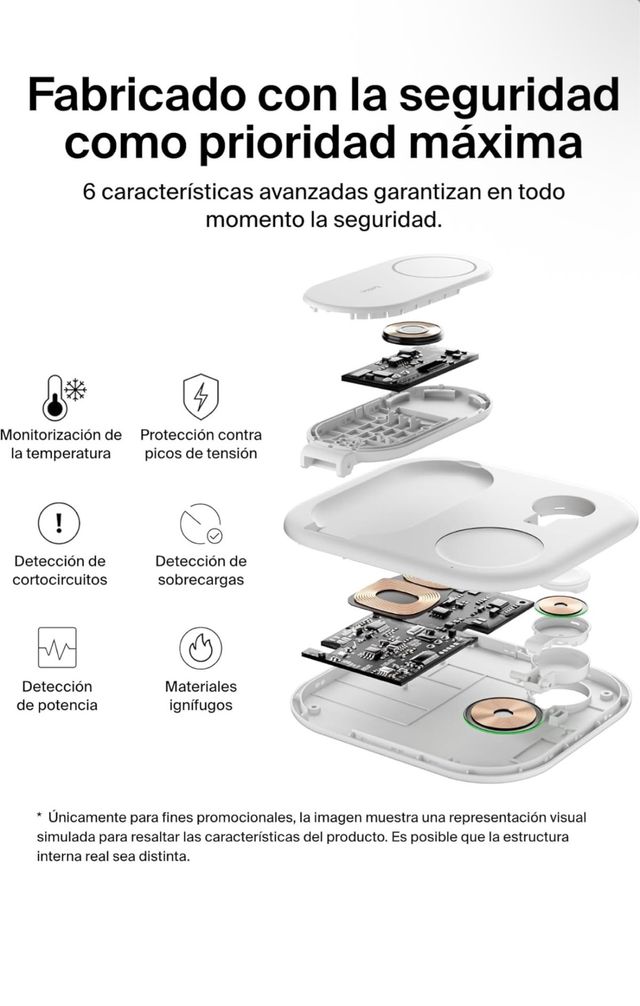 Caricatore magnetico Belkin 3 in 1