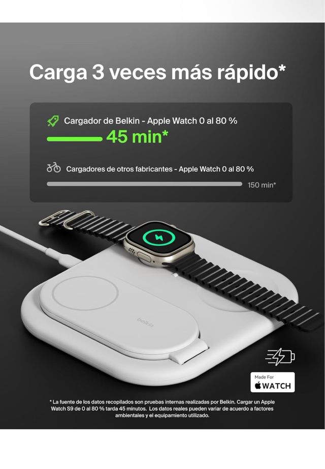 Caricatore magnetico Belkin 3 in 1