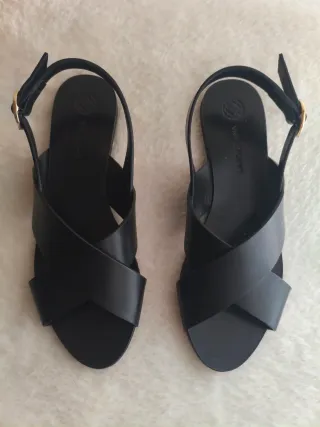 Sandalias piel La Portegna Talla 40