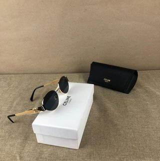 Gafas de sol Celine doradas y negras