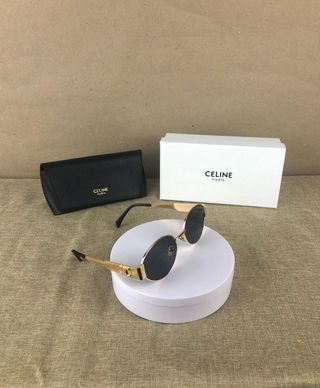 Gafas de sol Celine doradas y negras