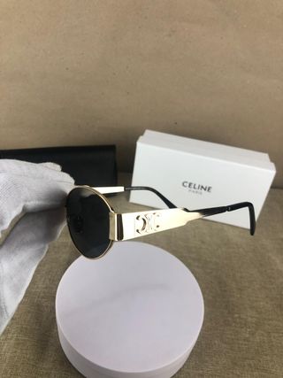 Gafas de sol Celine doradas y negras