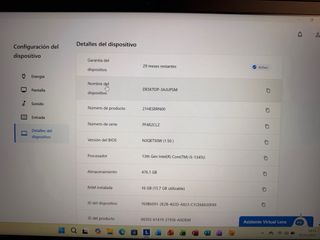 Lenovo T14 Gen4 i5 13th 16GB 512GB 29 Meses Garant