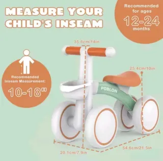 Bicicleta de equilibrio infantil POBOLN