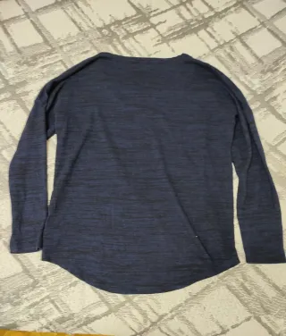 Camiseta manga larga azul talla 46