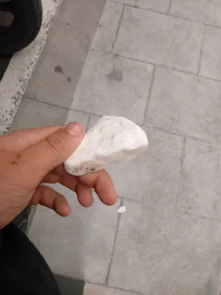 Piedras de cuarzo decorativas blancas