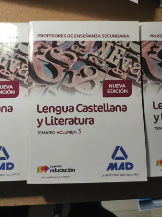 TEMARIO Oposiciones Lengua y Literatura
