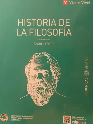 Libro de filosofía para 2° de bachillerato