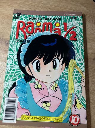 Lote manga Ranma 1⁄2 3a parte números 6 al 10