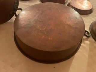 Set Antiche Pentole Rame Puro 100%