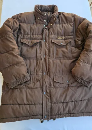 Giubbino Adidas marrone imbottito