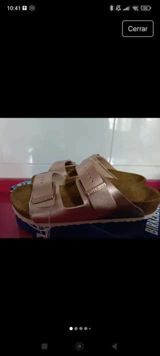 Sandalias Birkenstock Oro Rosa