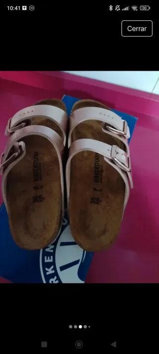 Sandalias Birkenstock Oro Rosa