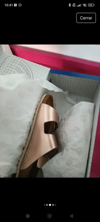 Sandalias Birkenstock Oro Rosa