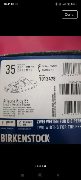 Sandalias Birkenstock Oro Rosa