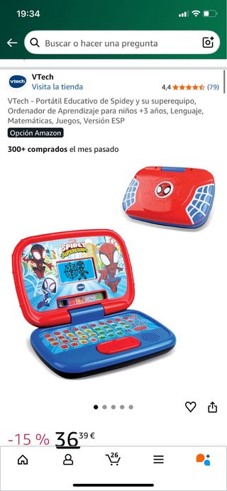 Computer educativo Vtech Spidey
