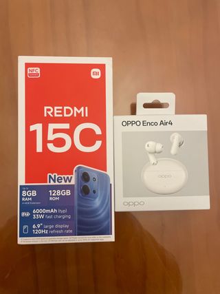 Xiaomi Redmi 15C 128GB Blu + OPPO Enco Air4