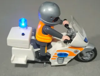 Playmobil Moto de Emergencia 70051