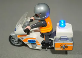 Playmobil Moto de Emergencia 70051