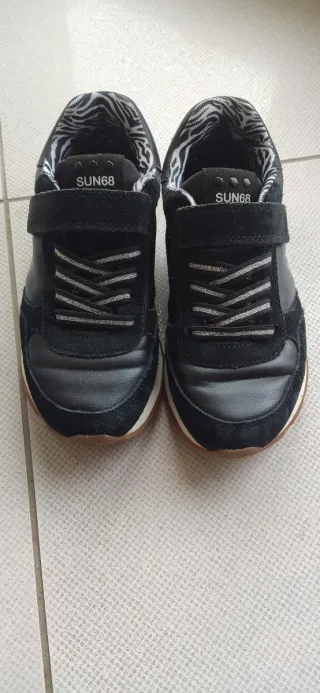 Sneakers SUN68 nere bambina n.33, chiusura velcro