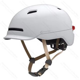2x Casco Smart4U SH50 L Blanco con Luz