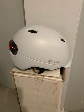 2x Casco Smart4U SH50 L Blanco con Luz