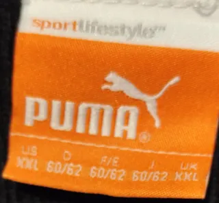 Maglione Puma Uomo Scollo a V Nero Blu