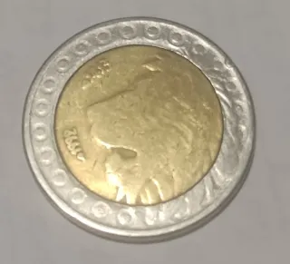 Moneda 20 dinares Argelia 1992