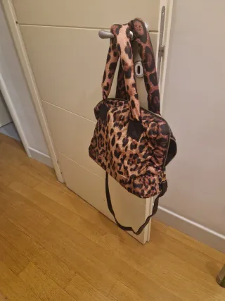 Borsa stampa leopardata