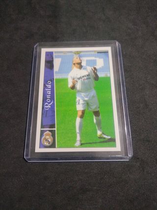 Cromo Ronaldo Nazario Real Madrid Rookie