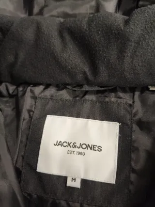 Chaqueta de invierno negra hombre