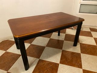 Mesa de salón madera maciza