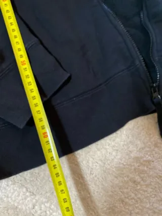 Felpa Nike Air con zip nera e bianca