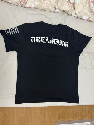 Camiseta negra Dream Talla XL